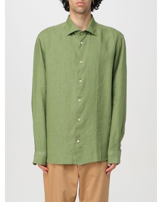 Camisa Drumohr de hombre de color Green