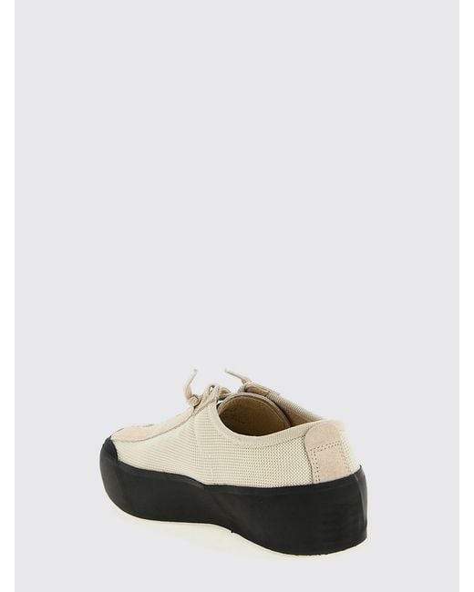 Stone Island White S100010 Poly Mesh Sneakers for men
