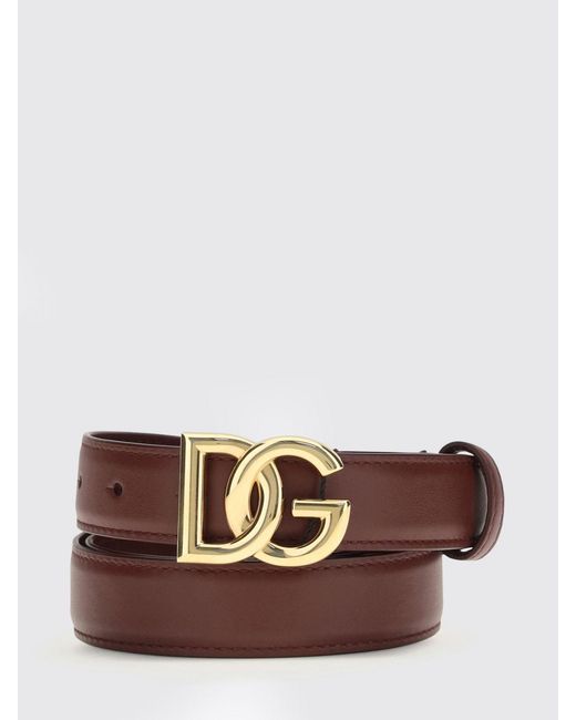 Dolce & Gabbana Brown Dolce &Amp Gabbana Leather Belt