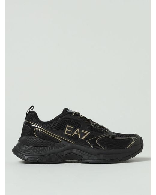 EA7 Black Sneakers for men