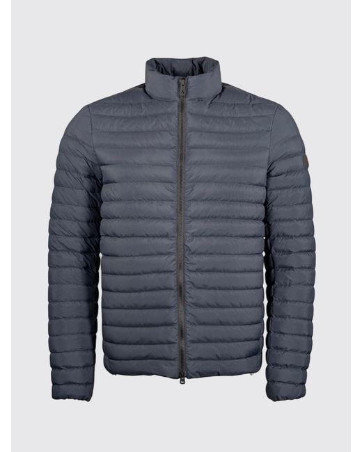 Peuterey Blue Flobots Quilted And Padded Nylon Down Jacket for men