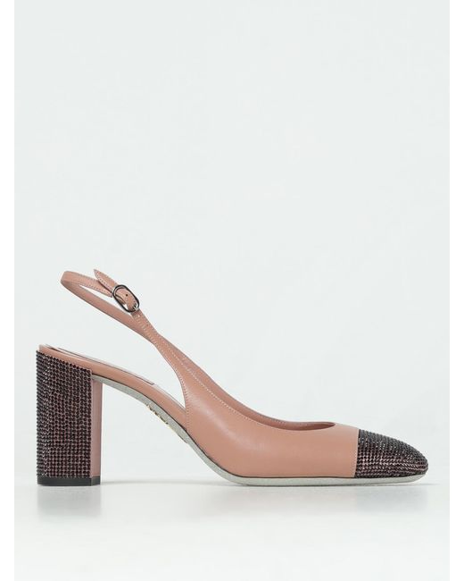 Rene Caovilla White High Heel Shoes
