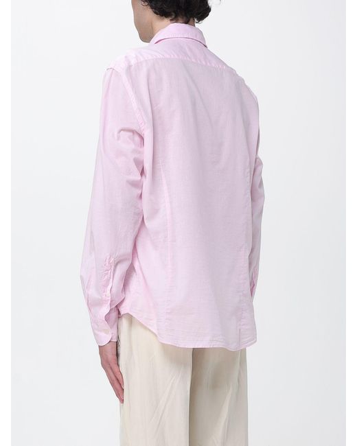 Mc2 Saint Barth Pink Linen Shirt for men