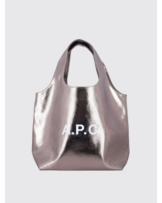 A.P.C. Tasche Herren in Metallic für Herren