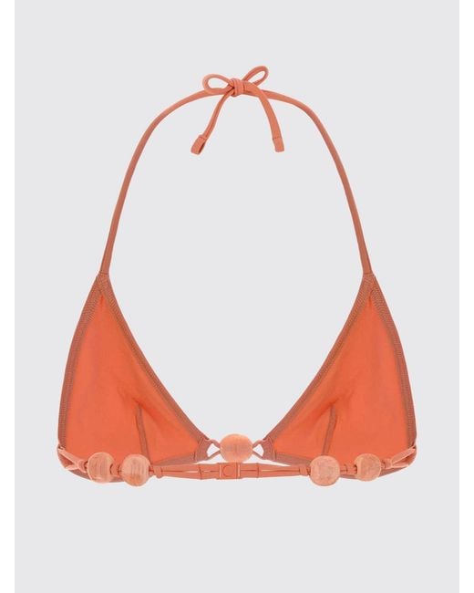 Eres Pink Triangle Bikini Top