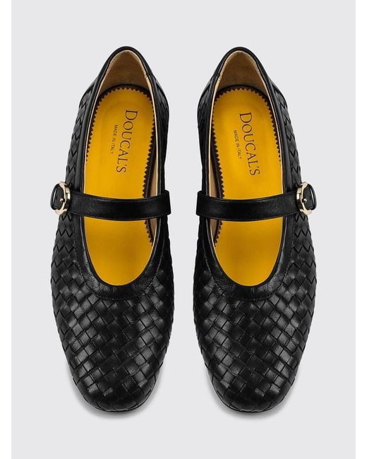 Doucal's White Ballet Flat