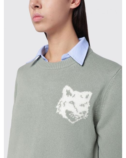 Maison Kitsuné Blue Maison Kitsun&Eacute Jumper