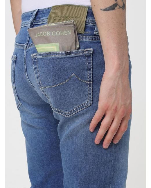 Jacob Cohen Blue Slim Fit Denim Jeans for men