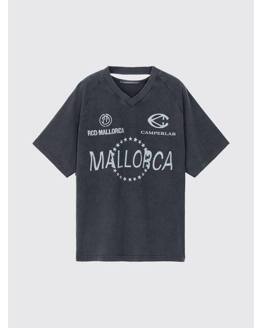 Camper Gray Rcd Mallorca V-Neck T-Shirt