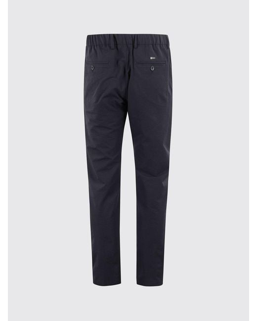 Herno Blue Hero Gabardine Chino Trousers for men