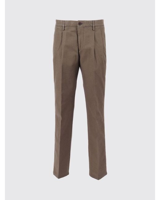 Aspesi Green Cotton Slim Fit Trousers