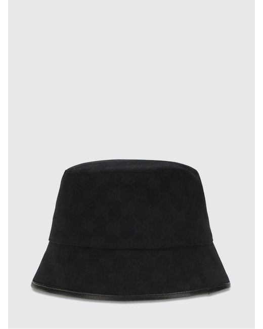 Gucci Black Gg Monogram Jacquard Bucket Hat