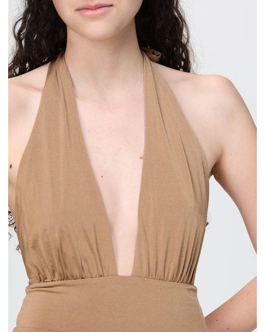 Max Mara Natural Swimsuit Camel