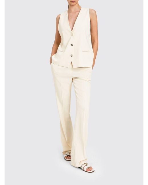 Twinset Natural Classic Viscose Vest
