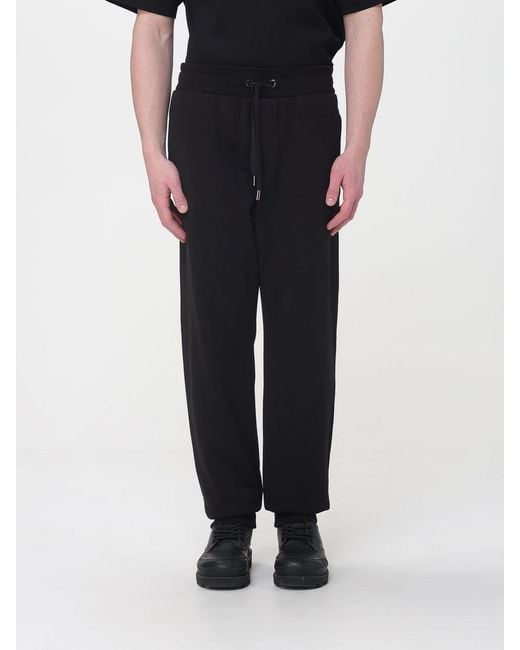 Dolce & Gabbana Black Dolce &Amp Gabbana Cotton Jogging Trousers for men