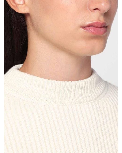 Jil Sander White Jumper