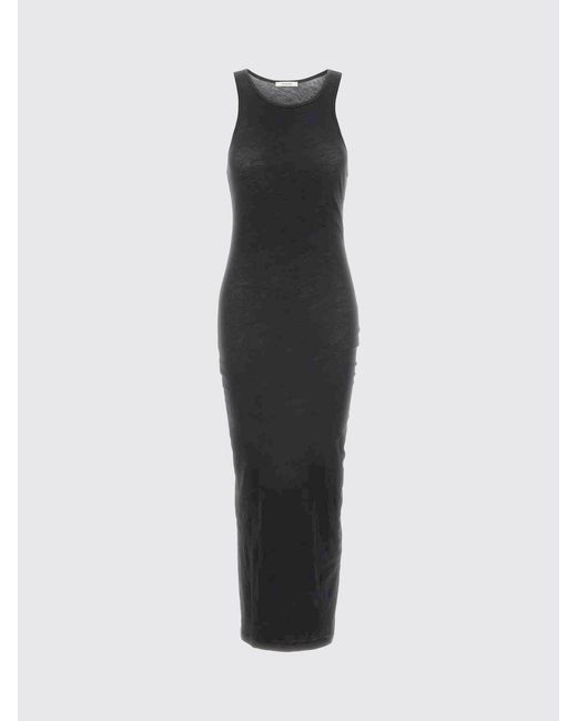 Entire studios Black Cotton Tank Dress