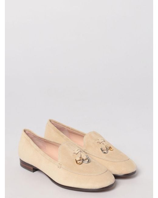 Coccinelle Pink Loop Suede Loafers