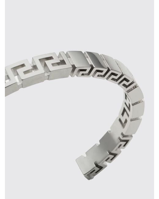 Versace White Greca Messingarmband