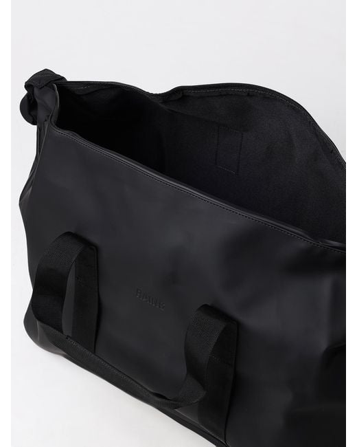 Rains Black Hilo Duffle Bag for men