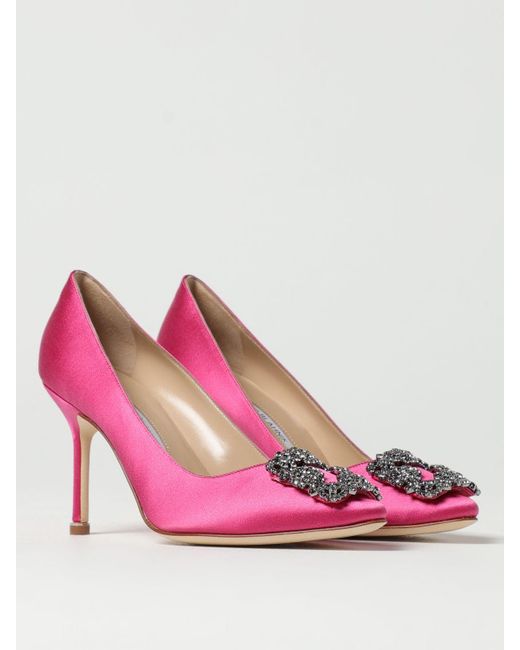 Chaussures Femme Manolo Blahnik en coloris Pink
