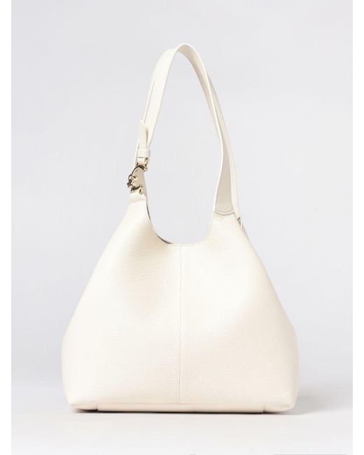 Coccinelle Natural C-Me Easy Hammered Leather Bag