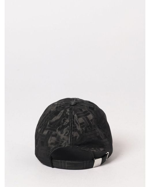 KENZO Black Jacquard Polyester Hat for men