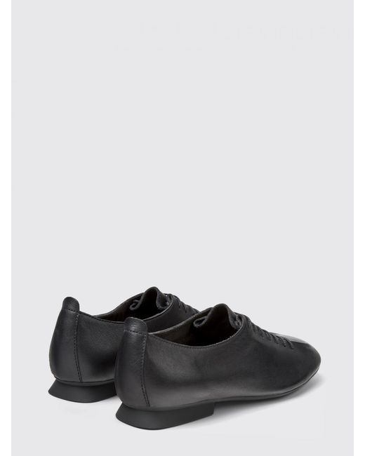 Camper White Casi Myra Leather Derby Shoes