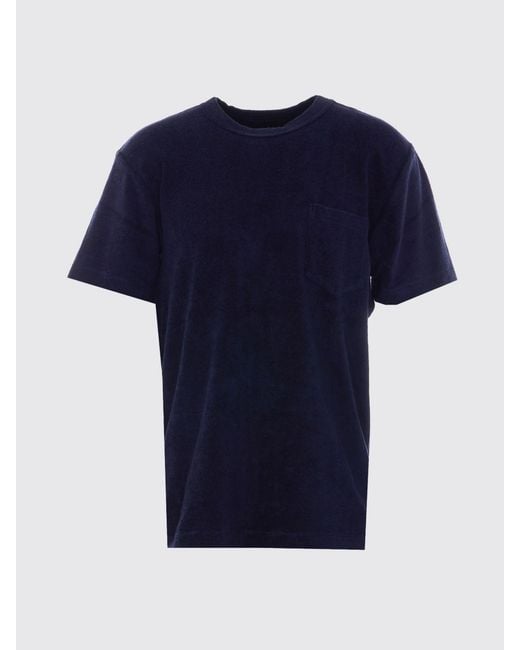 Howlin' By Morrison Blue Crew Neck T-Shirt for men