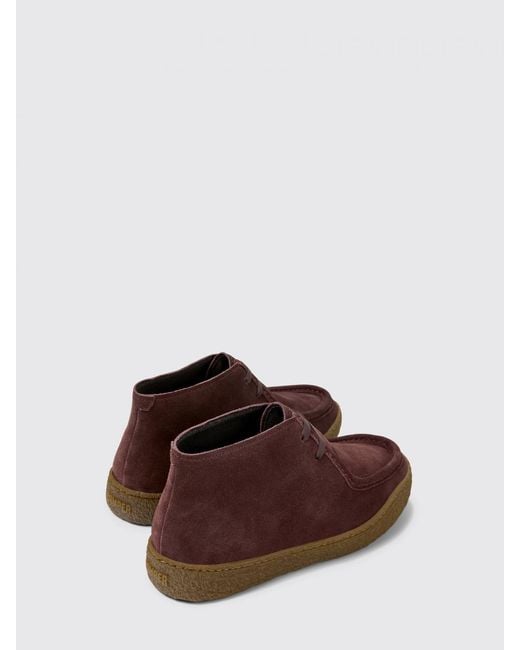 Camper Brown Peu Terreno Nubuck Desert Boots for men