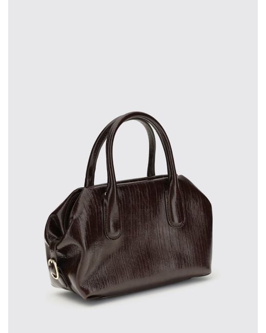 THEMOIRÈ Brown Themoir&Egrave Talia Trunk Small Vegan Leather Bag