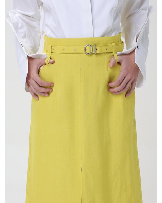 Jil Sander Yellow Skirt