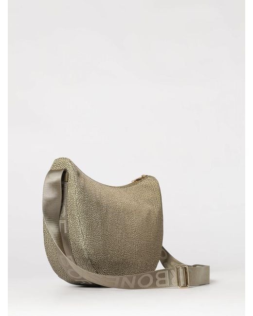 Borbonese Gray Luna Middle Bag