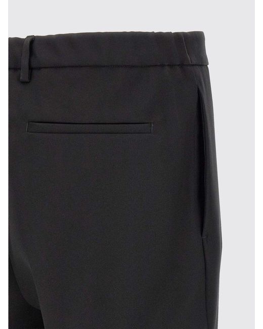 Jil Sander Black Polyester Tailored Trousers for men