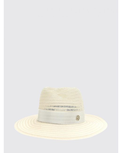 Maison Michel Natural Virginie Raffia Hat