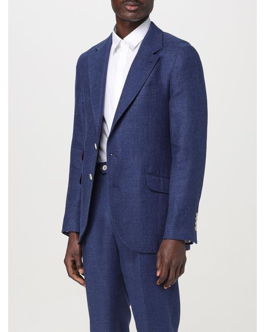 Brunello Cucinelli Blazer Herren in Blue für Herren