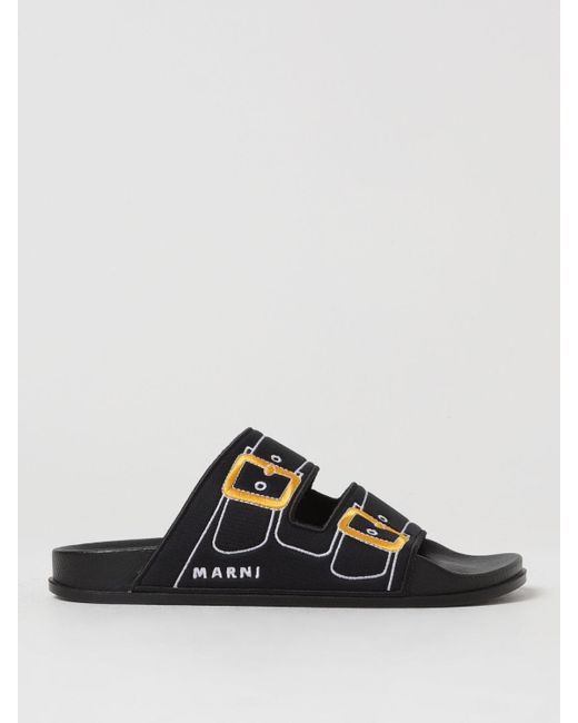 Marni Black Sandals for men