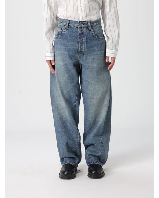 sunflower Blue Wide-Leg Denim Jeans for men