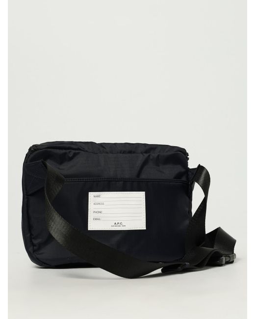 A.P.C. Black Belt Bag for men