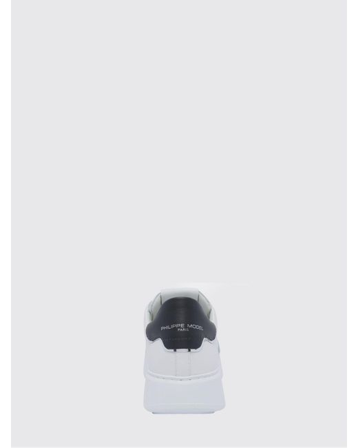 Philippe Model White Temple Leather Sneakers for men