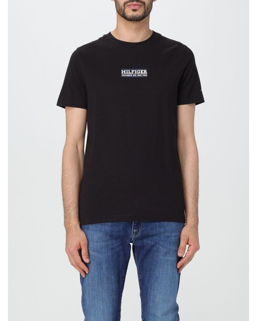 Tommy Hilfiger Black T-shirt for men