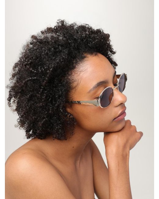 Gucci Natural Gg1854S Metal Sunglasses