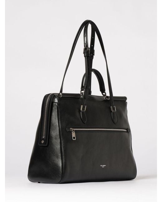 Dolce & Gabbana Black Dolce &Amp Gabbana Vittoria Leather Bag for men