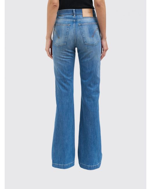 Dondup Blue Straight Jeans