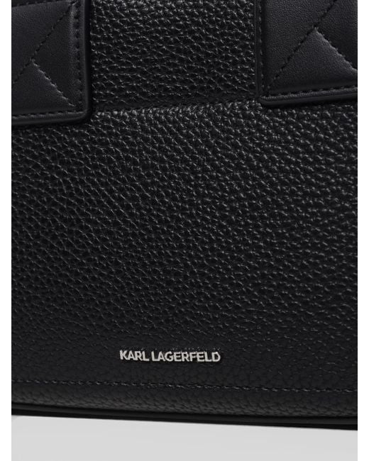 Karl Lagerfeld Black Tote Bags