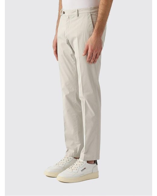 Briglia 1949 Natural Stretch Cotton Chino Trousers for men