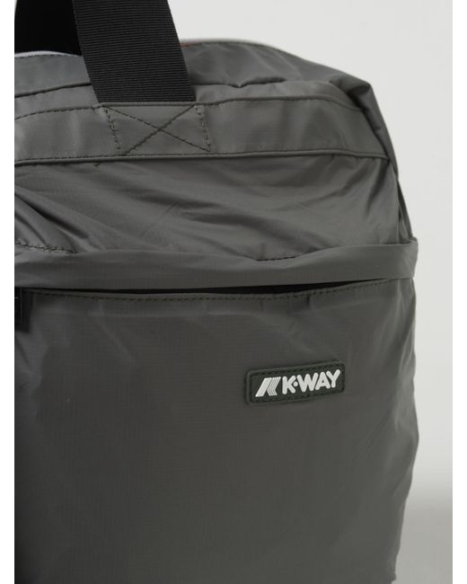 K-Way Black Backpack for men