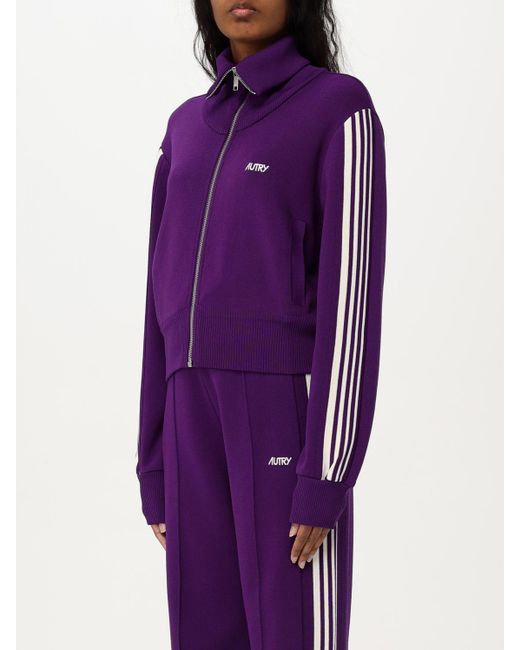 Autry Purple Sweatshirt