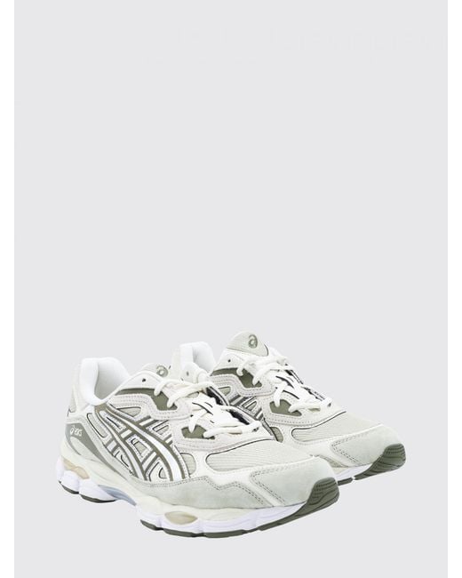 Asics White Gel-Nyc Low-Top Sneakers for men