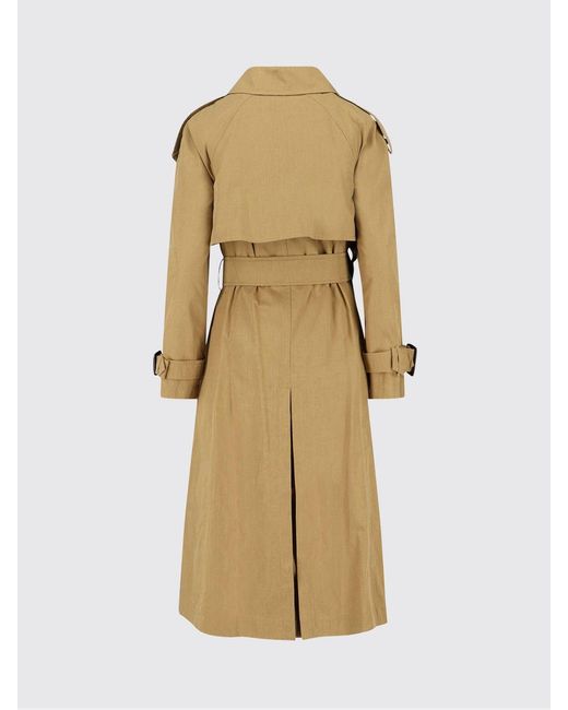 Burberry White Double-Breasted Trench Coat